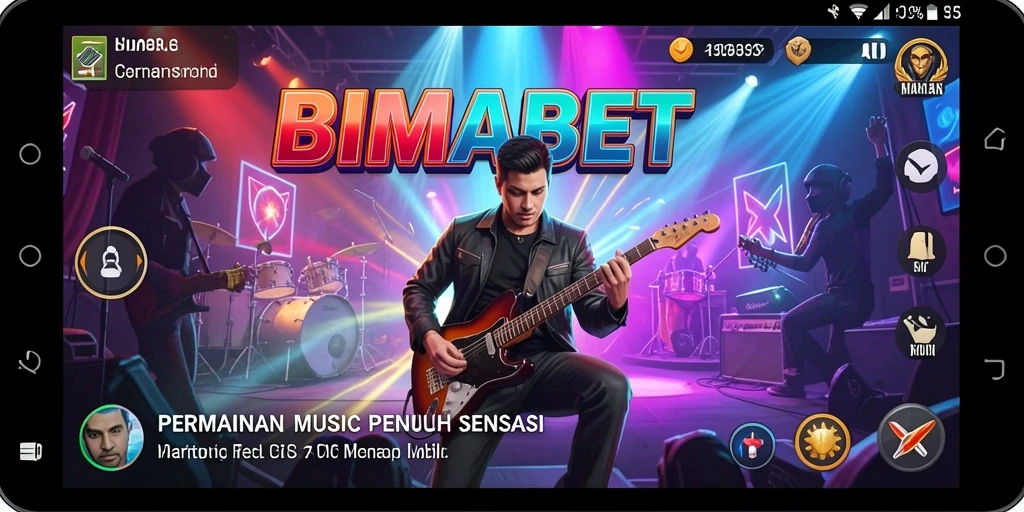 Tampilan gameplay BIMABET yang menarik dengan berbagai genre musik.