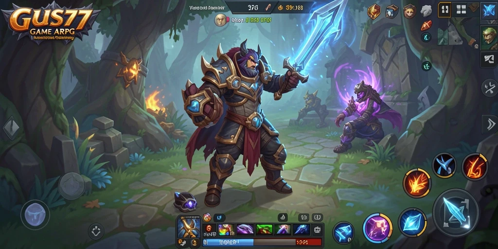 Gameplay seru dalam GUS77 dengan aksi pertarungan yang dinamis.