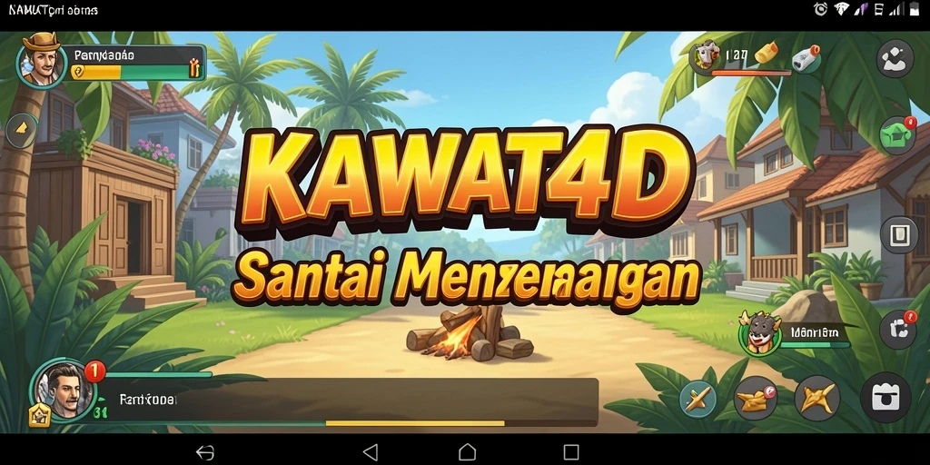 Tampilan gameplay KAWAT4D yang seru dan interaktif.