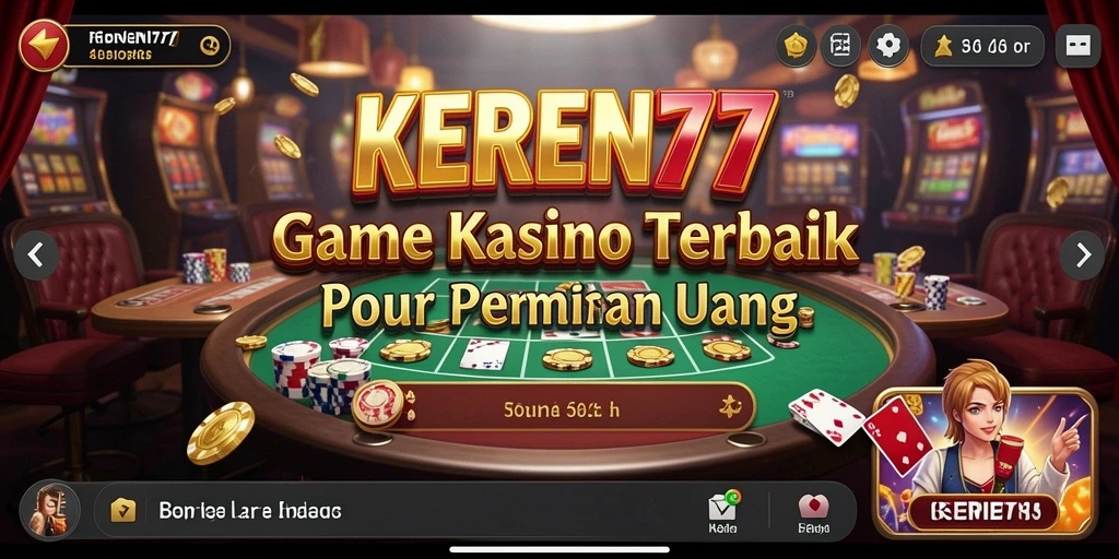 Tampilan gameplay KEREN77 dengan grafis menarik dan fitur interaktif.