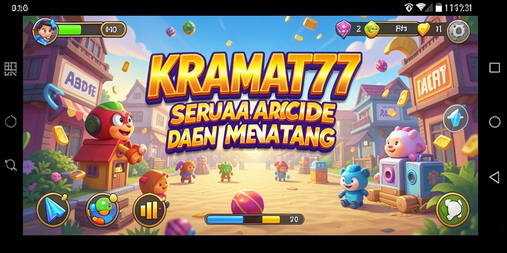 Tampilan gameplay seru dari KRAMAT77 yang menguji kemampuan pemain.