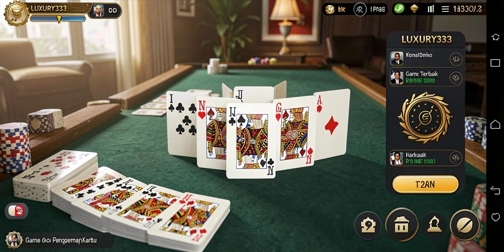 Tampilan gameplay LUXURY333 yang menegangkan dan penuh strategi.