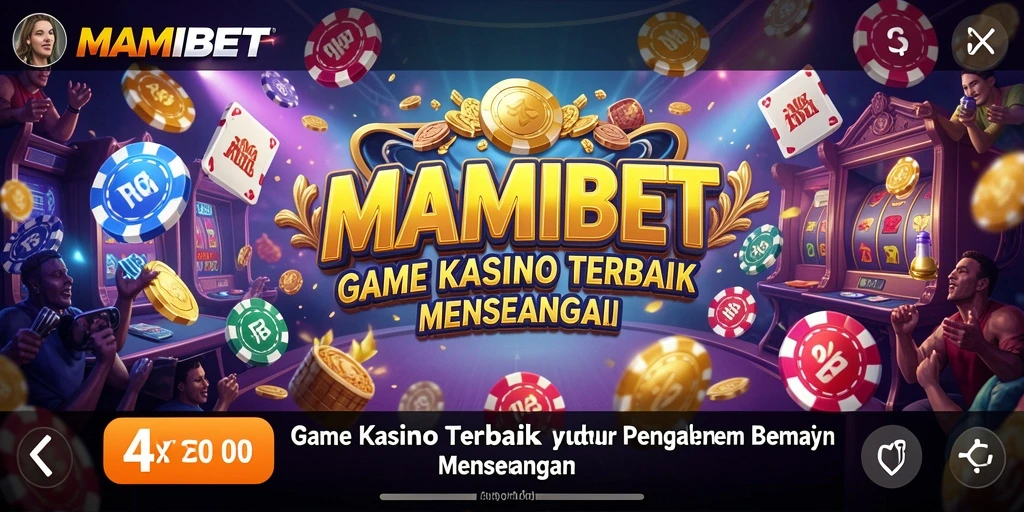Tampilan gameplay mendebarkan MAMIBET yang penuh aksi.