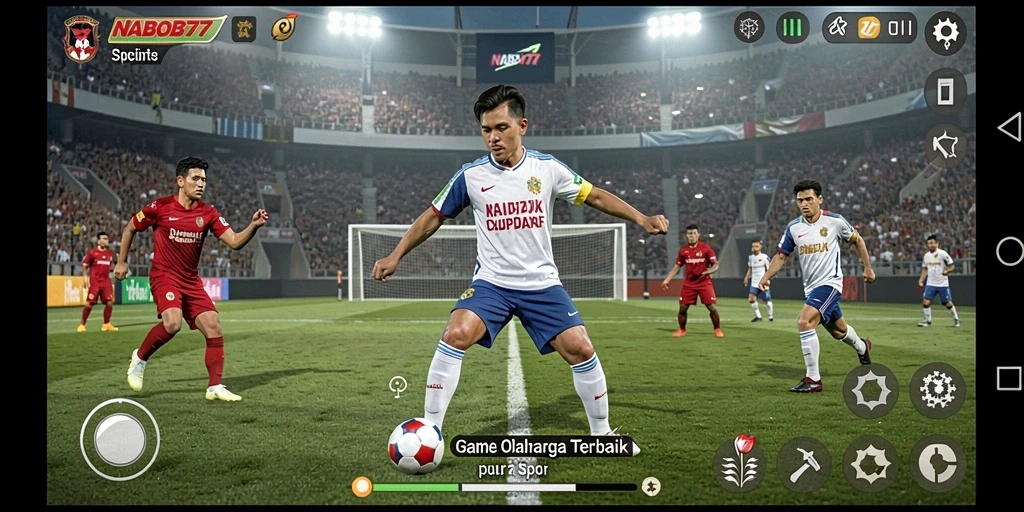 Screenshot NABOB77 yang menunjukkan aksi seru dalam pertandingan olahraga.