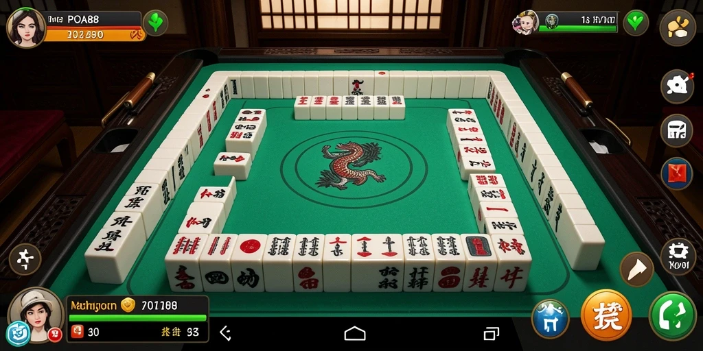 Screenshot POA88 menampilkan gameplay Mahjong yang menantang dan menarik.
