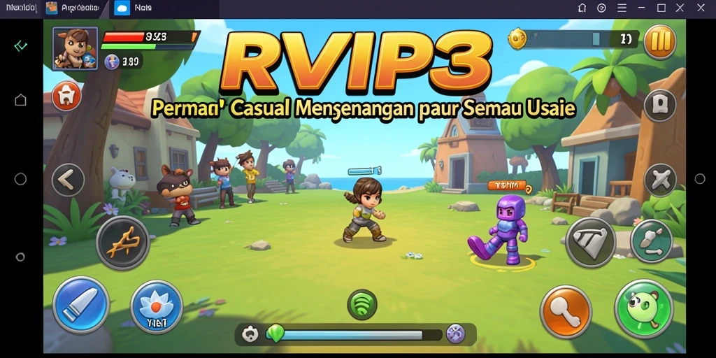 Tangkapan layar RVIP3 menampilkan gameplay seru dan menarik.