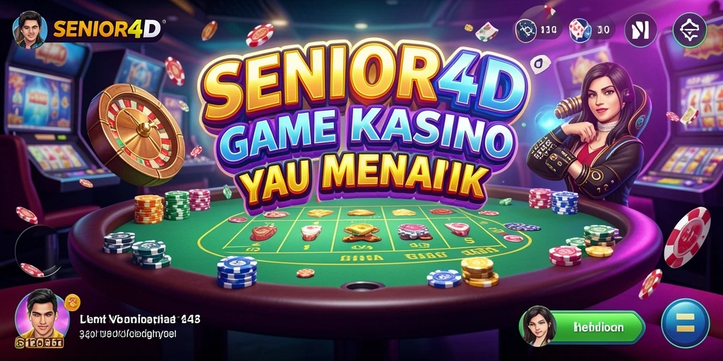 Tampilan utama gameplay Kasino SENIOR4D yang mengasyikkan.