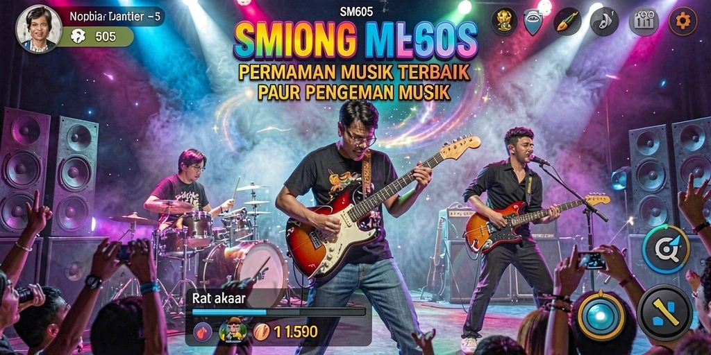 Tampilan gameplay <strong>SM605</strong> yang menarik dengan antarmuka intuitif.