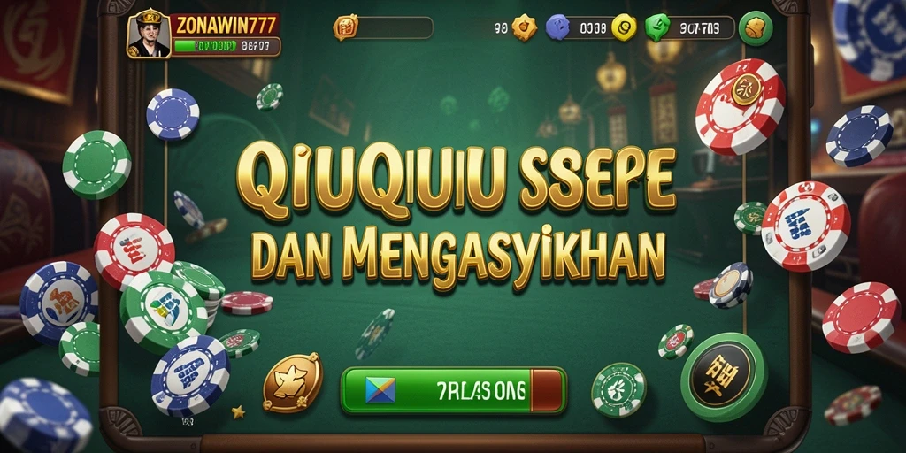 Tampilan gameplay menarik dari ZONAWIN777 saat bermain QiuQiu.